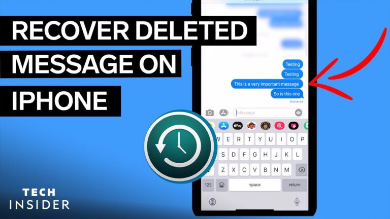 Recovering Lost Words: A Guide to Retrieving Deleted Text Messages on iPhone