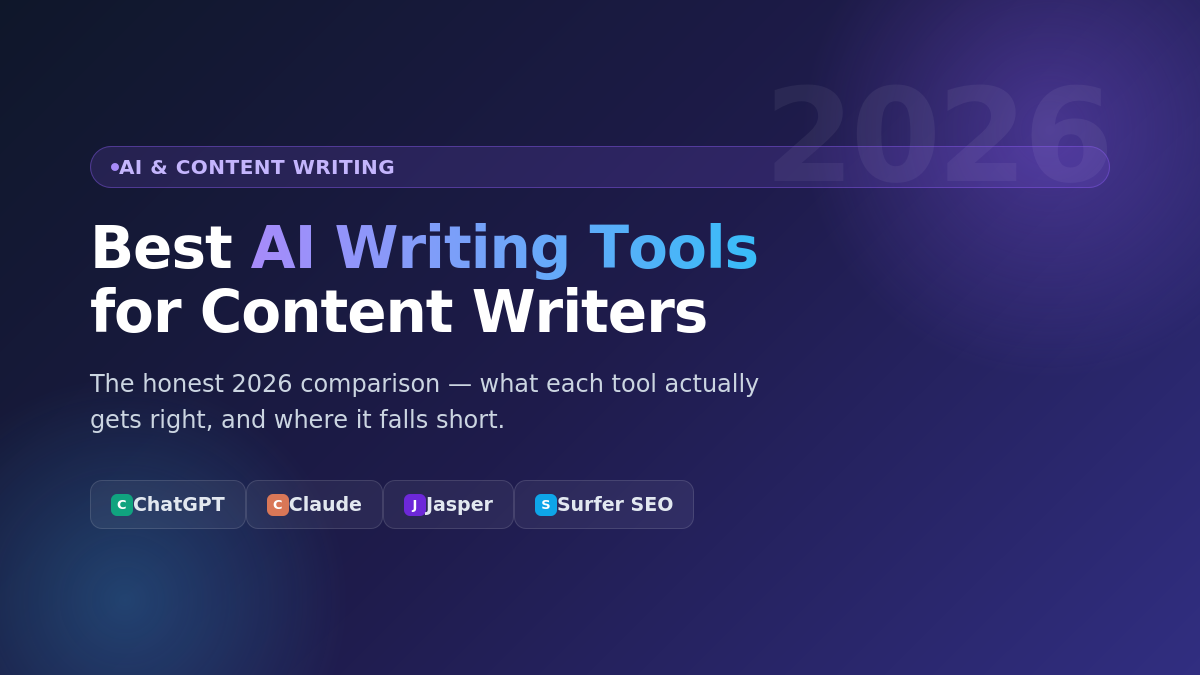 AI Tools for Content Writers in 2026