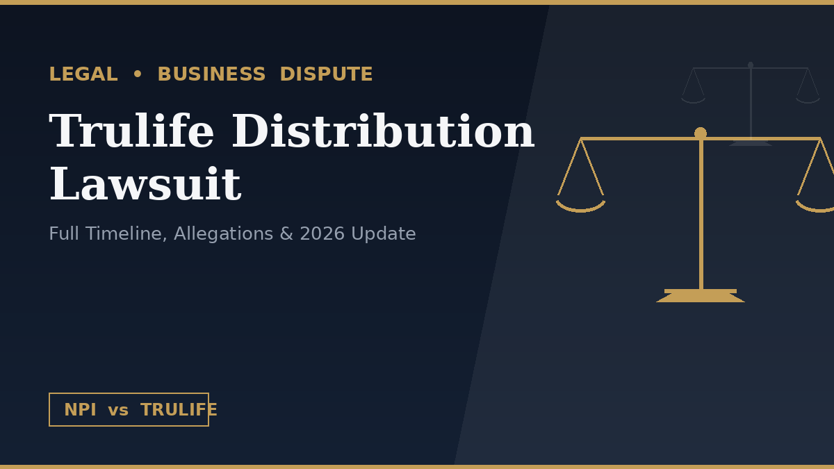Trulife Distribution lawsuit