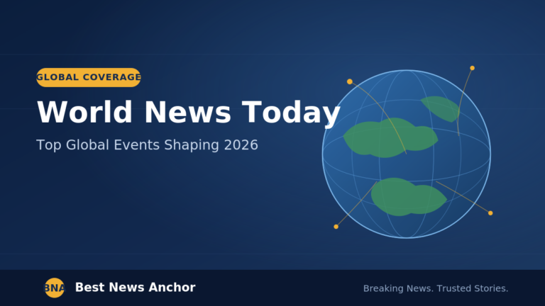 World News Today: Top Global Events Shaping 2026